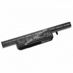 Helyettesítő akku Clevo W540EU típus W540BAT-6 4400mAh kép