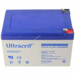 Ultracell UCG12-12 12V 12Ah AGM akku ólom-gél kép