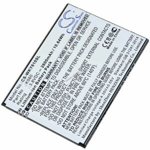 Helyettesítő akku Wiko Y62 Plus Y62 Y61 okostelefon mobiltelefon kép