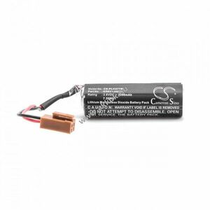 Helyettesítő PLC (SPS) lithium elem Toshiba ER6V+JAE2P 2000mAh barna csatlakozóval kép