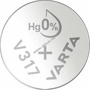 Varta SR62 (V317) 1, 55V 10db/csomag ezüst-oxid-cink - A készlet erejéig kép