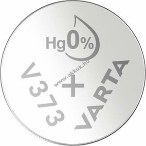 Varta SR68 (V373) 1, 55V 10db/csomag gombelem ezüst-oxid - A készlet erejéig kép