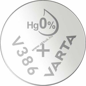 Varta SR43 (V386) 1, 55V 10db/csomag ezüst-oxid - A készlet erejéig kép