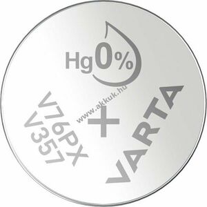 Varta SR44 (V357) 1, 55V 10db/csomag óraelem ezüst-oxid - A készlet erejéig kép