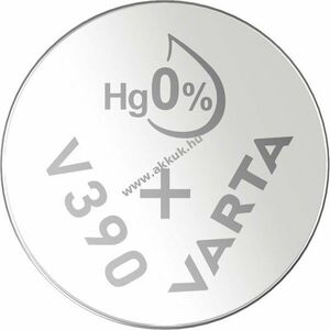 Varta SR54 (V390) 1, 55V 10db/csomag gombelem ezüst-oxid - A készlet erejéig kép