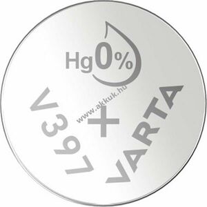 Varta SR59 V397 1, 55V 10db/csomag gombelem ezüst-oxid-cink - A készlet erejéig kép