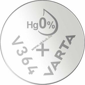 Varta SR60 (V364) gombelem 1, 55V 10db/csomag ezüst-oxid-cink kép