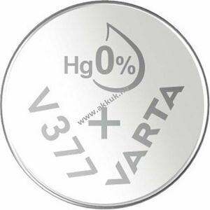 Varta SR66 (V377) 1, 55V 10db/csomag ezüst-oxid-cink - A készlet erejéig kép