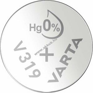 Varta SR64 (V319) 1, 55V 10db/csomag ezüst-oxid gombelem kép