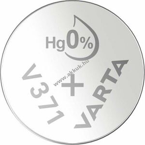 Varta SR69 (V371) gombelem 1, 55V 10db/csomag ezüst-oxid-cink - A készlet erejéig kép