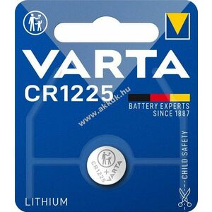 Varta CR1225 (6225) 3V 1db/csomag lítium gombelem kép