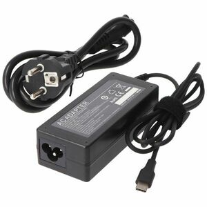 USB-C 65W AC adapter laptop töltő USB-C csatlakozó univerzális kép