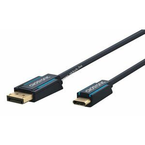 Clicktronic USB-C-DisplayPort adapterkábel 4K@60Hz 1m kép
