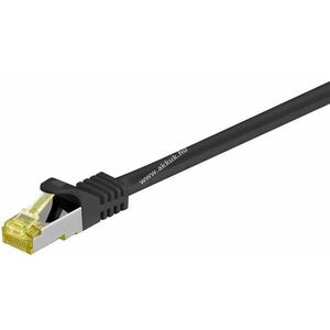 Goobay RJ45 patchkábel CAT 6A S/FTP (PiMF) CAT 7 mag 1, 5m fekete LSZH CU kép