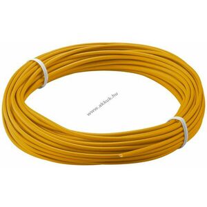 Goobay szigetelt sodrott rézvezeték 10m narancs 0, 14mm² (AWG26) 18x0, 1mm PVC kép