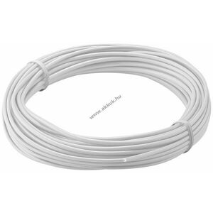 Goobay szigetelt rézhuzal 10m fehér 0, 14mm² 18x0, 1mm kép