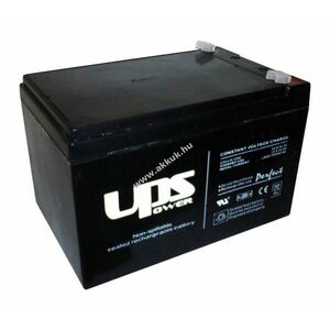 Ólom akku 12V 12Ah UPS POWER MC12-12(12V12Ah/20H) csatlakozó F1 kép