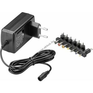 Goobay univerzális tápegység 9V-24V max24W 1, 5A 7db DC adapterrel kép
