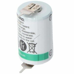 Saft LS142502PF 1/2 AA forrfülekkel lítium elem kép