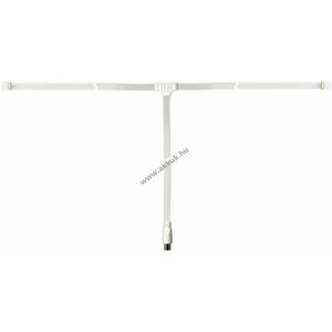 Goobay DAB/FM/AM/UKW rádióantenna dipólonként kb.80cm 1, 75m kábel Koax csatlakozó kép
