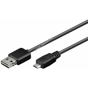 Goobay EASY USB 2.0 szinkronizáló és töltőkábel USB A - Micro-B 1m fekete - A készlet erejéig kép