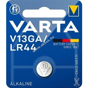 VARTA LR44 (V13GA) 1, 5V 1db/csomag gombelem alkáli-mangán - Kiárusítás kép