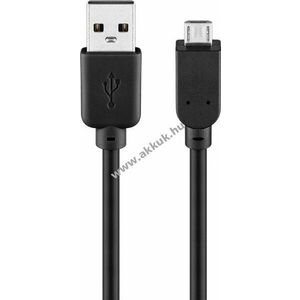 Goobay USB-A - Micro-B kábel 3m fekete USB2.0 480Mbit/s 0, 5A 2, 5W - Kiárusítás kép