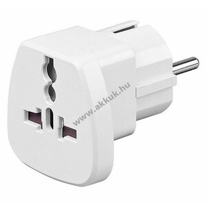 Goobay utazóadapter fehér CEE 7/7 UK Typ J SEV 1011 Typ L CEI 23-16-VII Typ B - Kiárusítás kép