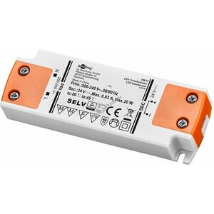 Goobay LED-trafo 24V 20W (DC) nem dimmelhető kép