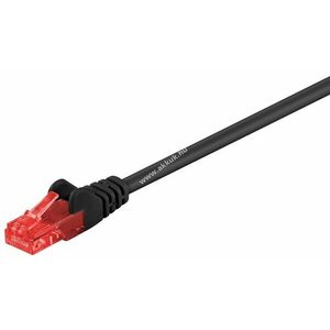 Goobay CAT6 U/UTP patchkábel 15m fekete 2xRJ45 CCA kép
