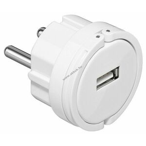 Goobay USB-töltő 1, 0A fehér hálózati töltő okostelefonokhoz és tabletekhez - A készlet erejéig kép