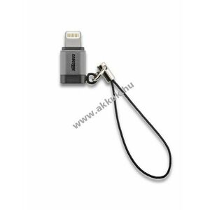 Cabstone Lightning - Micro-USB adapter fekete Apple MFi - A készlet erejéig kép