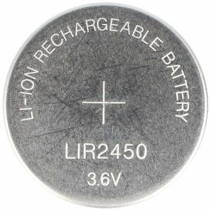 LIR2450 gombakku 3.6V 120mAh 1db/csomag Li-Ion kép