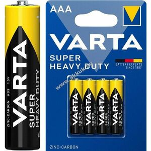 Varta R03/AAA (Micro) 2003 1, 5V 4db/csomag elem cink-szén kép