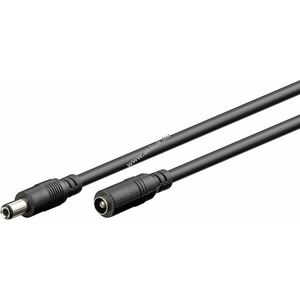 Goobay DC hosszabbítókábel 10m fekete 5, 5x2, 5mm dugó-aljzat 5-24V max5A - A készlet erejéig kép