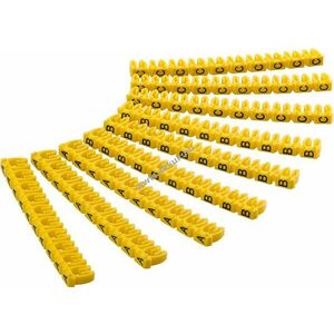 Goobay kábeljelölő klipszek A-C betűk 2, 8-4, 6mm 2, 5mm² 3x30db/csomag PVC - Kiárusítás kép