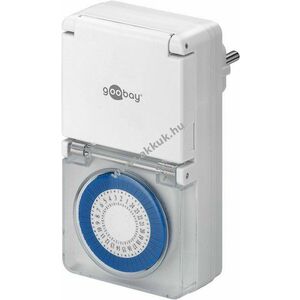 Goobay analóg mechanikus időkapcsoló IP44 konnektoros könnyen kezelhető kép
