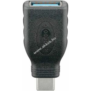 Goobay USB-C-USB-A OTG adapter fekete 15W 3A 5Gbit/s USB3.0 kép