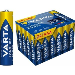 Varta 4903 LR03 AAA (mikro) elem 1, 5V 24db/csomag alkáli-mangán kép
