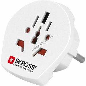 Skross világ-Európa utazóadapter 2- és 3-pólusú földelt és nem földelt - Kiárusítás kép
