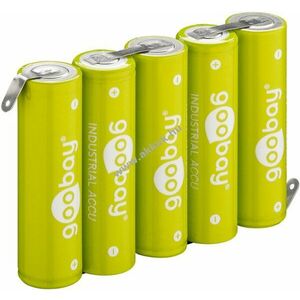 Goobay forrfüles LSD AA Mignon ceruza akku 6V 2100mAh 5db/csomag NiMH kép