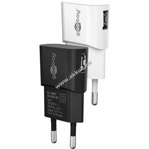 Goobay 5W USB-A hálózati töltő fehér 1x USB-A csatlakozó kép