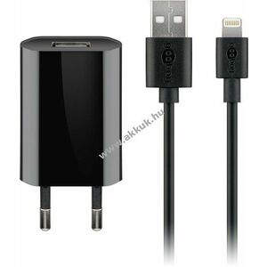 Goobay 5W hálózati töltő Apple Lightning-kábellel 1m fekete kép
