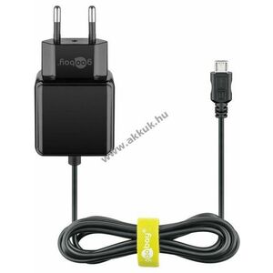 Goobay 15W Micro-USB hálózati töltő 3A 1, 5m Micro-B csatlakozó kép