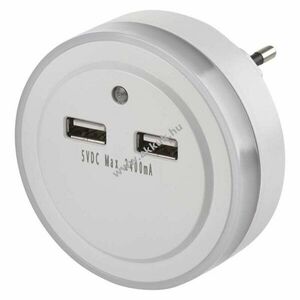 LED éjjeli fény , 2db USB-vel - Kiárusítás - A készlet erejéig kép