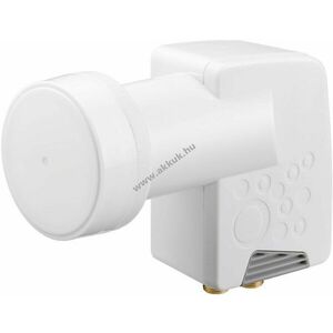 Goobay univerzális Twin digitális SAT LNB (DVB-S2) 2 kimenetes 8K 4K UHD HDTV 3D kép