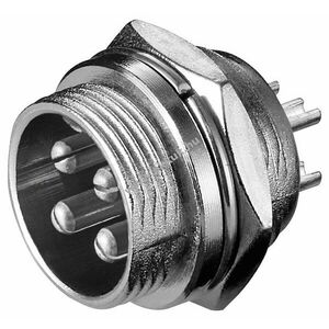 Goobay mikrofon beépíthető csatlakozó 4 pólusú (4-pin) DMX fémház kép