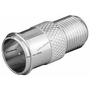 Goobay F-Quick F csatlakozó F aljzat adapter cink kép