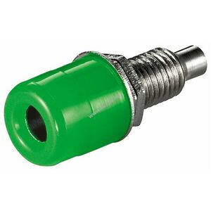 Goobay menetes banán aljzat 4mm 2db anya zöld kép