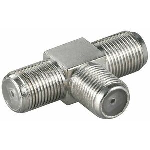 Goobay F-adapter F-aljzat dupla F-aljzat cink kép